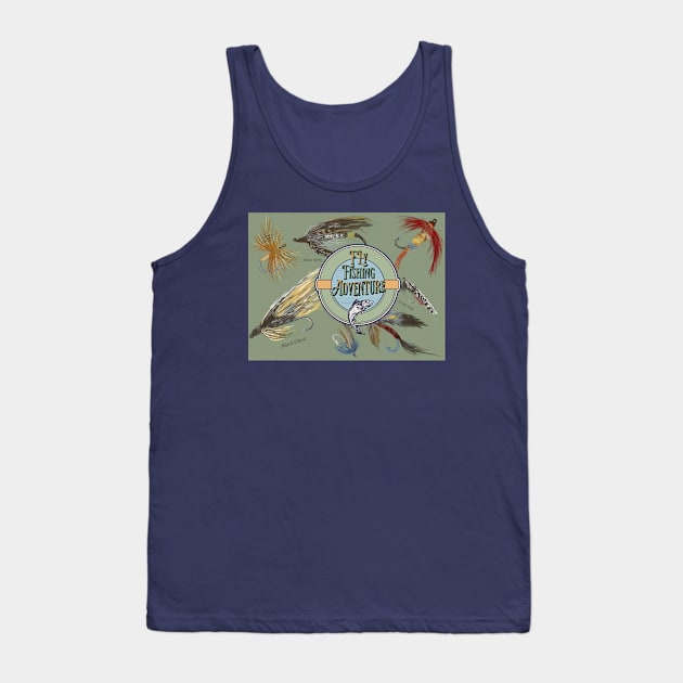 Fly Fishing Adventure! Tank Top by Salzanos